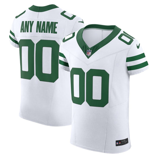 New York Jets Nike White Vapor FUSE Elite Custom Jersey product image 1