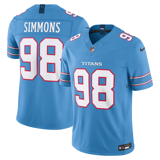 Tennessee Titans Jeffery Simmons Nike Light Blue Team Vapor product image 1