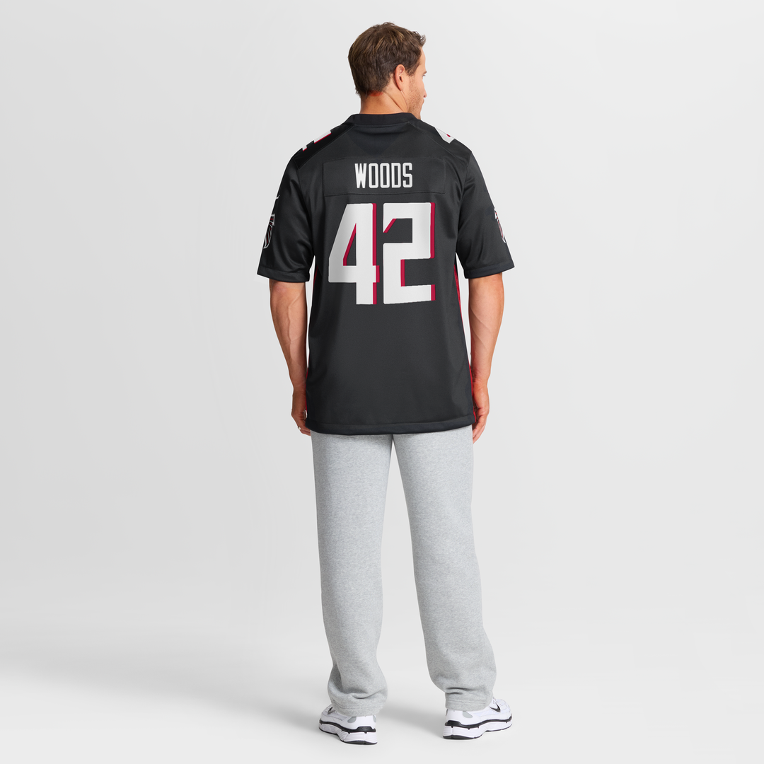 Atlanta Falcons Josh Woods Nike Black Game Jersey product image 8