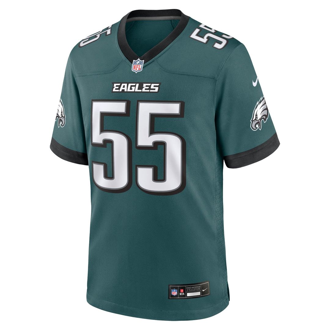 Philadelphia Eagles Brandon Graham Nike Midnight Green Game product image 2