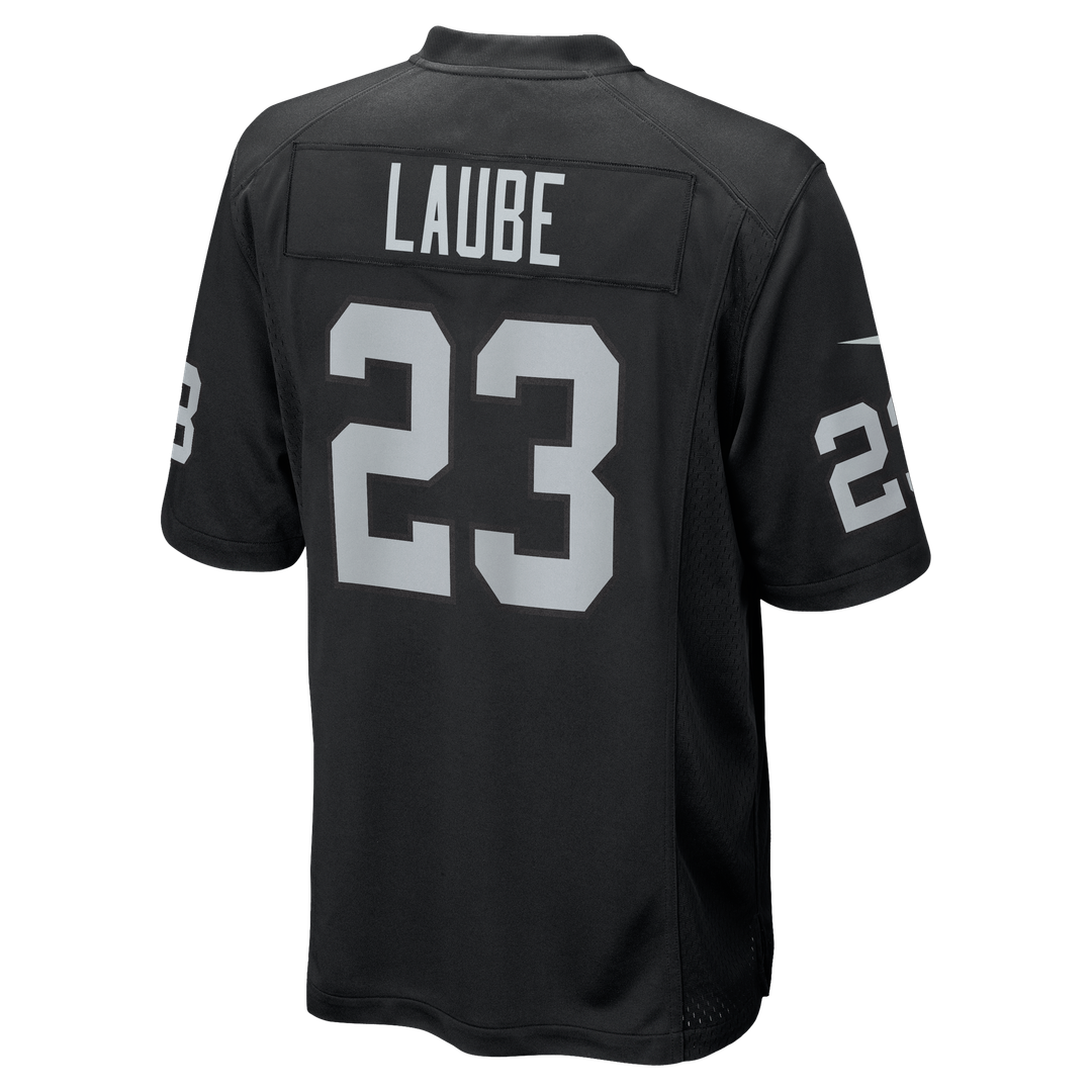 Las Vegas Raiders Dylan Laube Nike Black Game Jersey product image 3