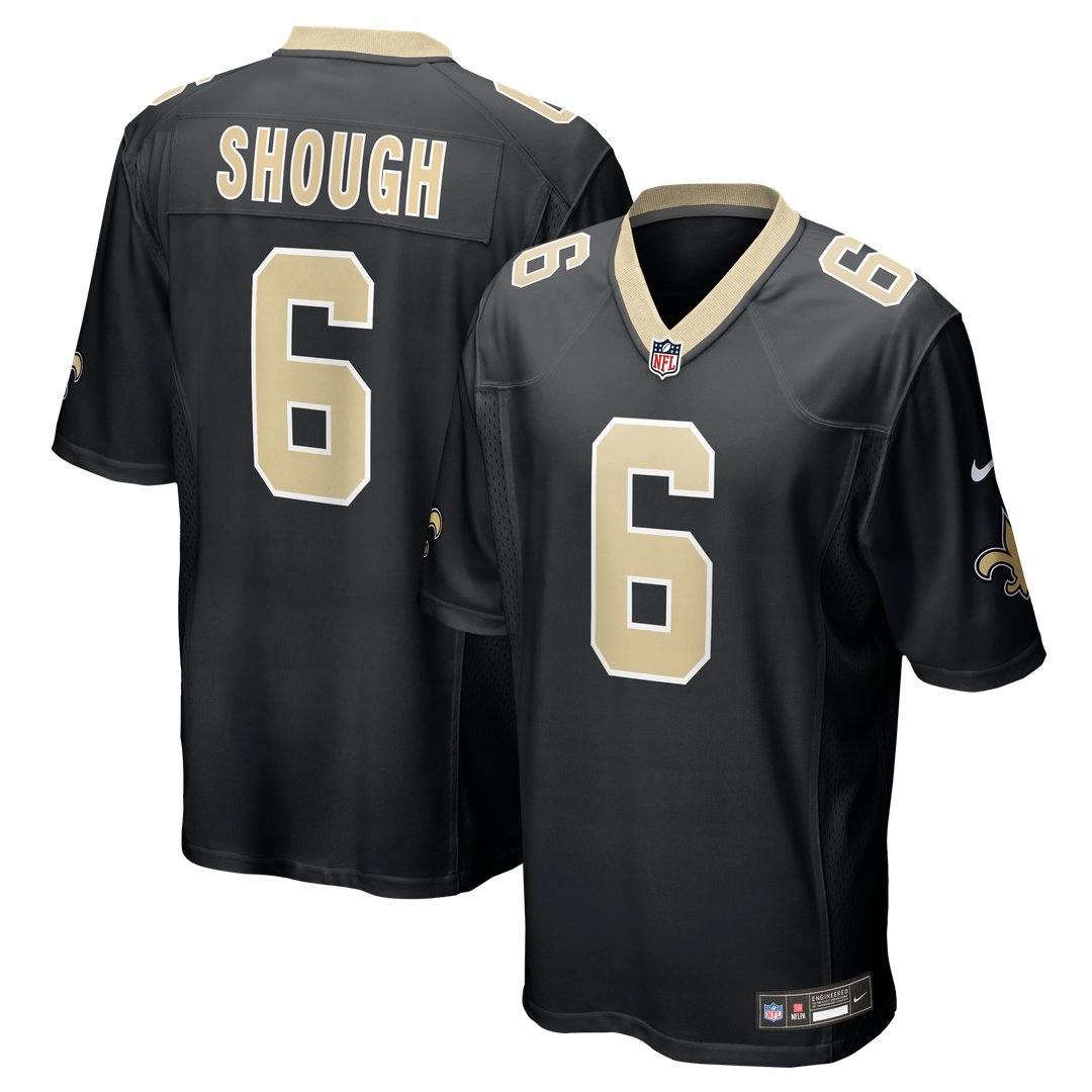 New Orleans Saints Tyler Shough Nike Black Game Jersey product image 1
