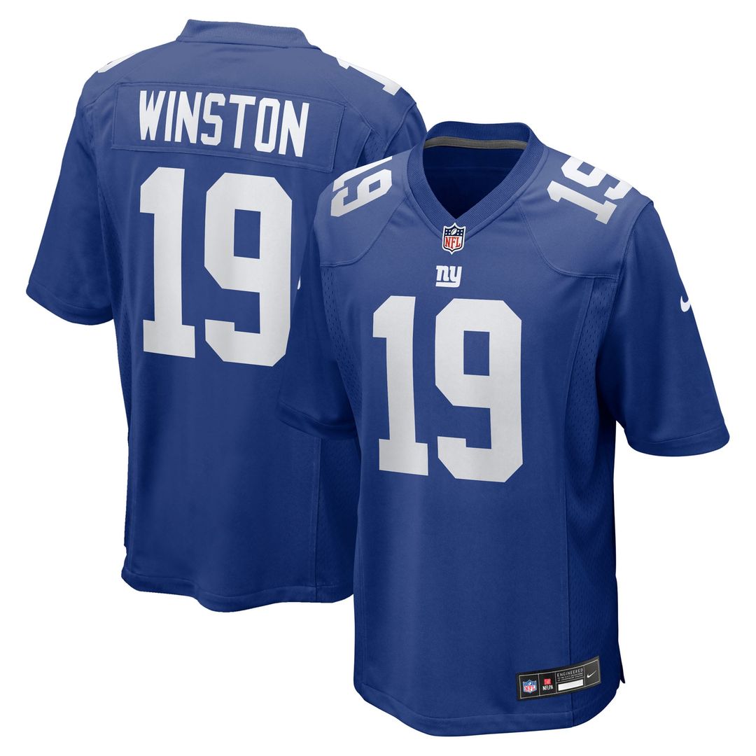 New York Giants Jameis Winston Nike Royal Game Jersey product image 7