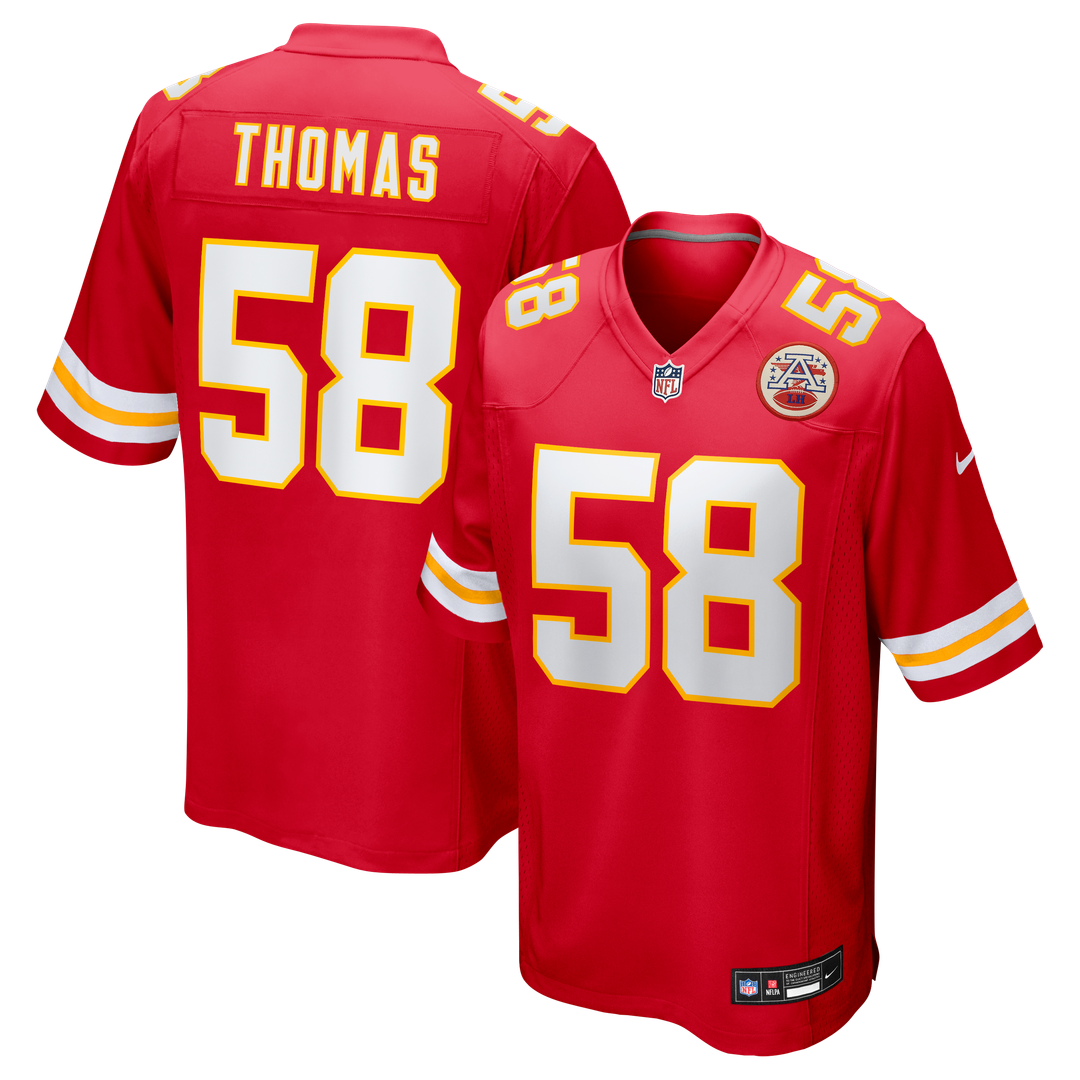 Kansas City Chiefs Derrick Thomas Nike White Retired Game product image 7