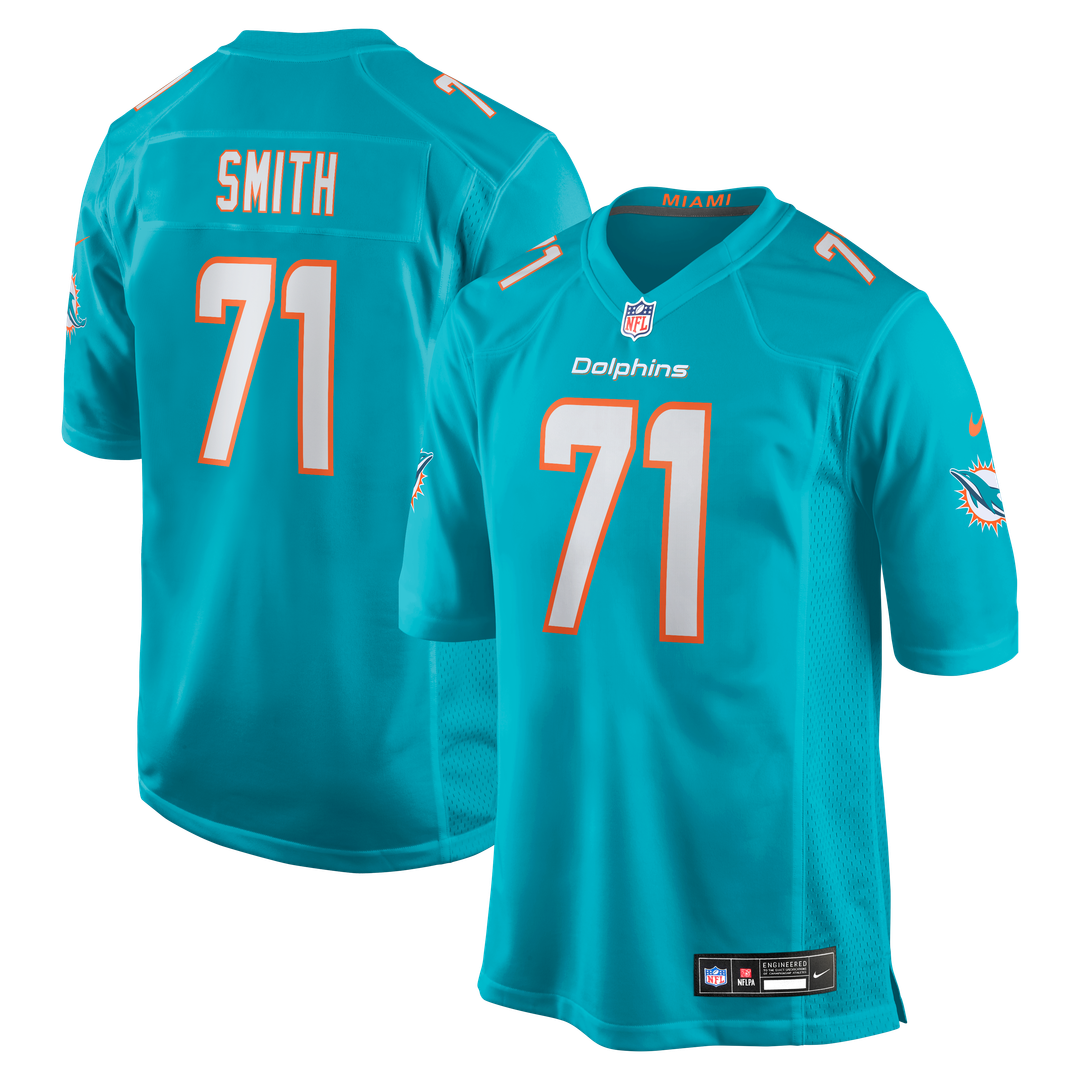 Miami Dolphins Kion Smith Nike Aqua Game Jersey product image 1