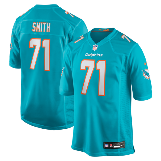 Miami Dolphins Kion Smith Nike Aqua Game Jersey product image 1