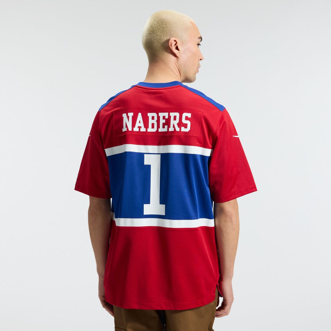 New York Giants Malik Nabers Nike Century Red Alternate product image 3