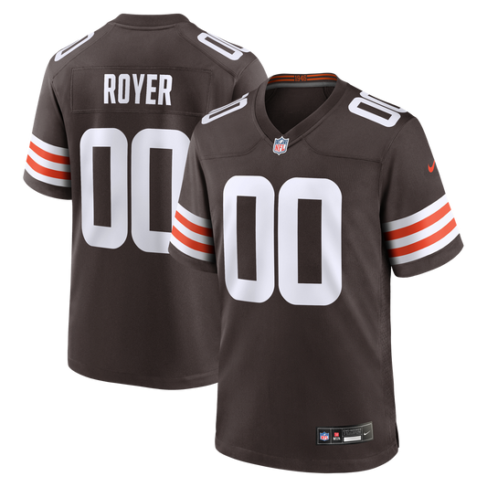 Cleveland Browns Joe Royer Nike Brown Game Jersey product image 1