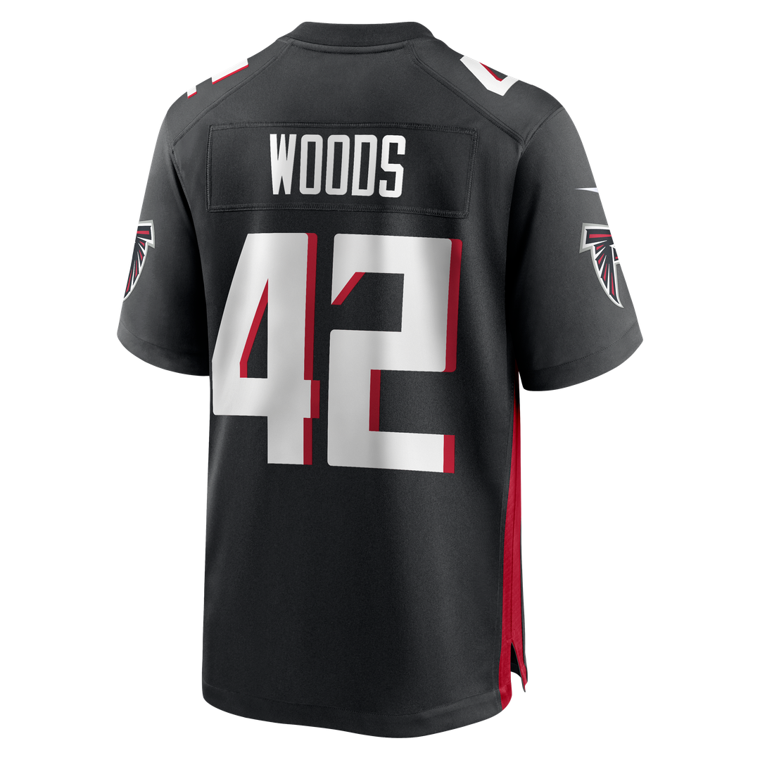 Atlanta Falcons Josh Woods Nike Black Game Jersey product image 3