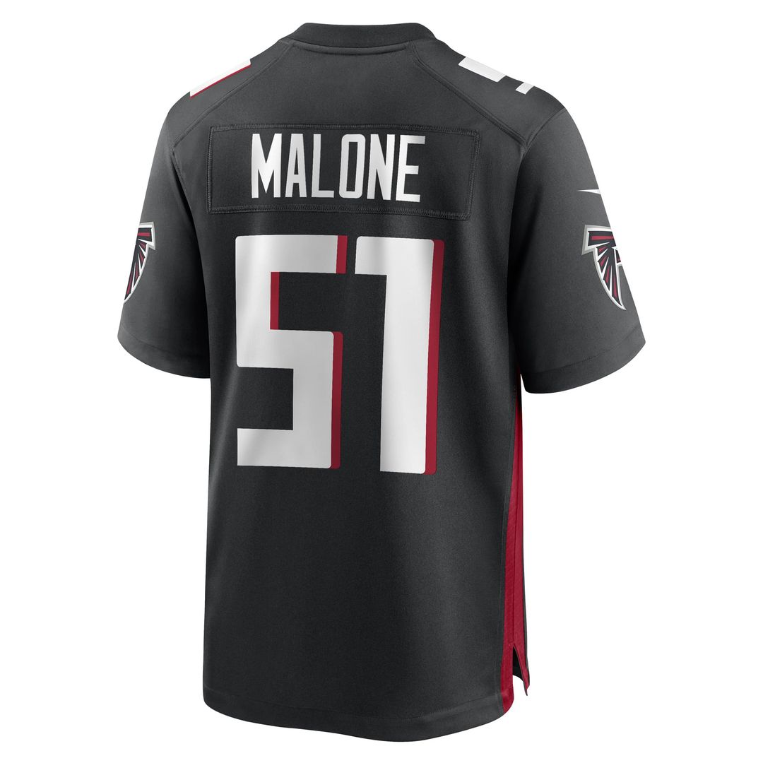 DeAngelo Malone Atlanta Falcons Nike Black Game Jersey product image 3