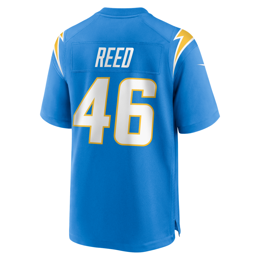 Los Angeles Chargers Nikko Reed Nike Powder Blue Game Jersey product image 3