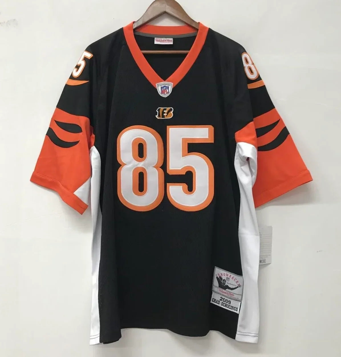 Chad Johnson Cincinnati Bengals Official NFL Mitchell & Ness Jersey product image 2, provided for visual reference and