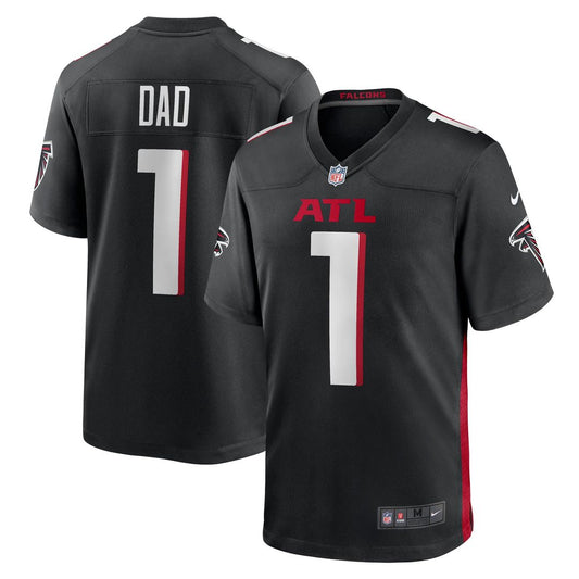 Atlanta Falcons Number 1 Dad Nike Black Game Jersey product image 1