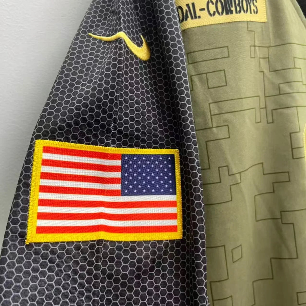 Troy Aikman Dallas Cowboys military salute to service Official NFL Nike Jersey product image 4, provided for visual