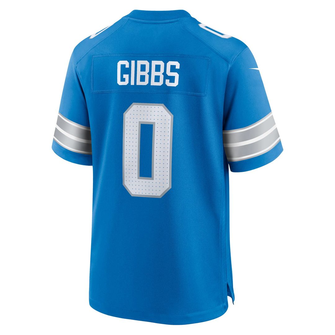 Detroit Lions Jahmyr Gibbs Nike Blue Game Jersey product image 8