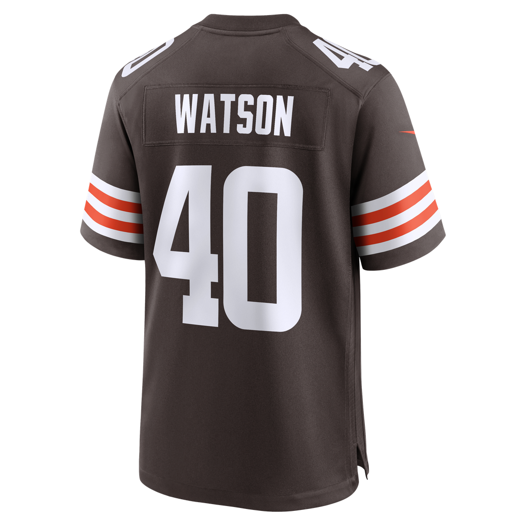 Cleveland Browns Nathaniel Watson Nike Brown Game Jersey product image 3