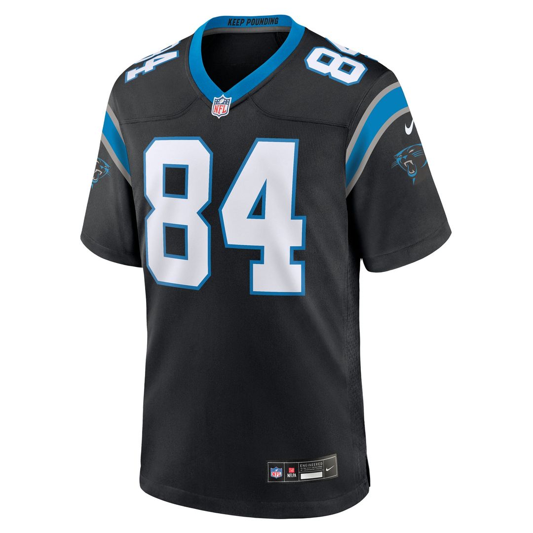 Carolina Panthers Mitchell Evans Nike Black Game Jersey product image 2