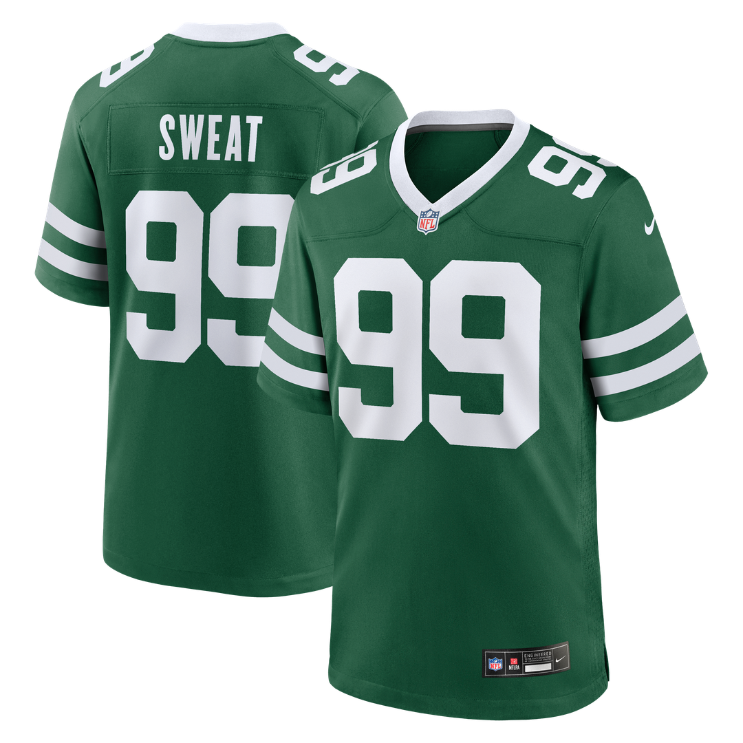 New York Jets T'Vondre Sweat Nike Legacy Green Game Jersey product image 1