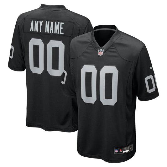Las Vegas Raiders Nike Black Custom Jersey product image 1
