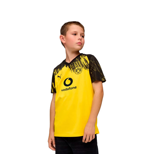 Puma Borussia Dortmund BVB Junior Home 2025/26 Jersey product image 1, provided for visual reference and product detail