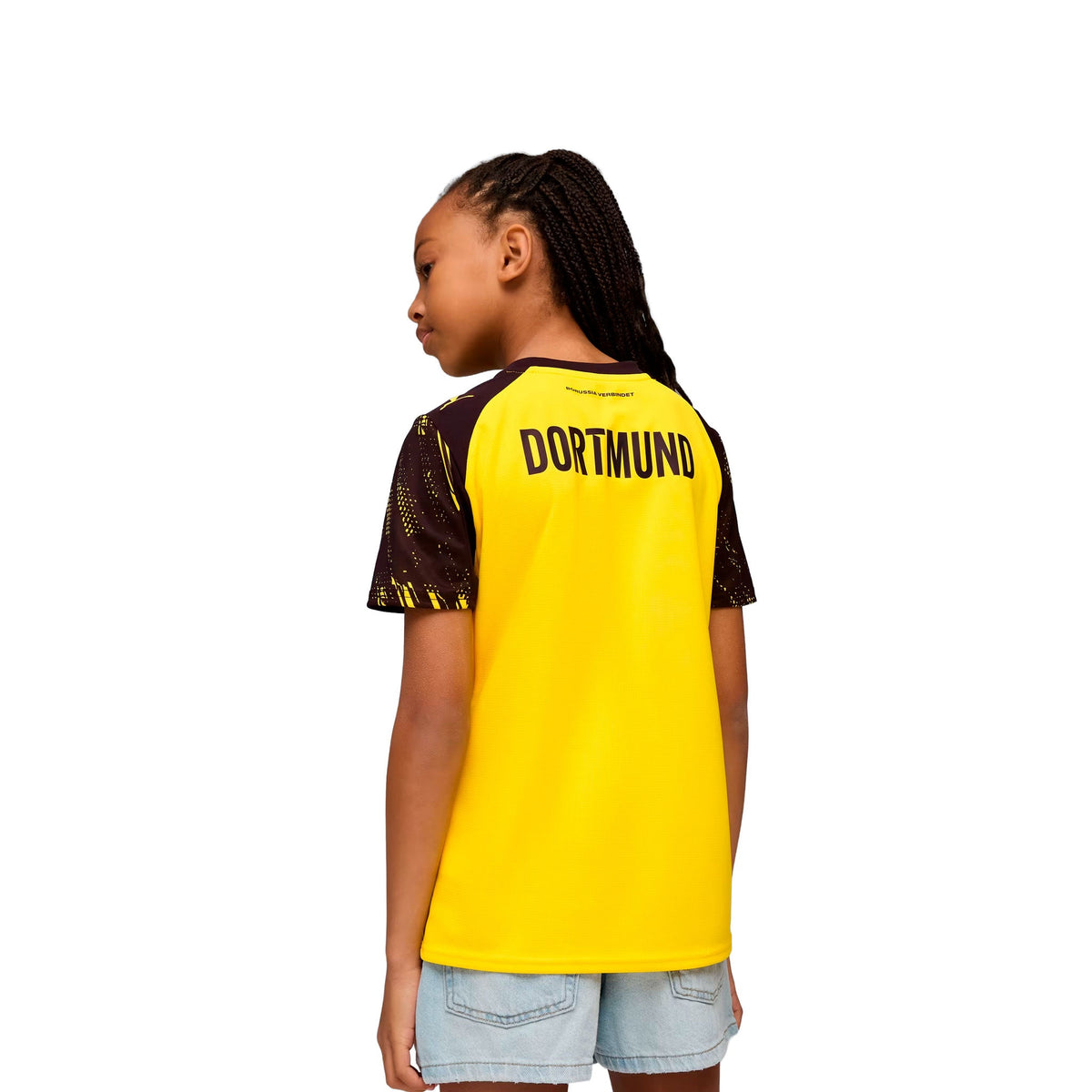 Puma Borussia Dortmund BVB Junior Home 2025/26 Jersey product image 2, provided for visual reference and product detail
