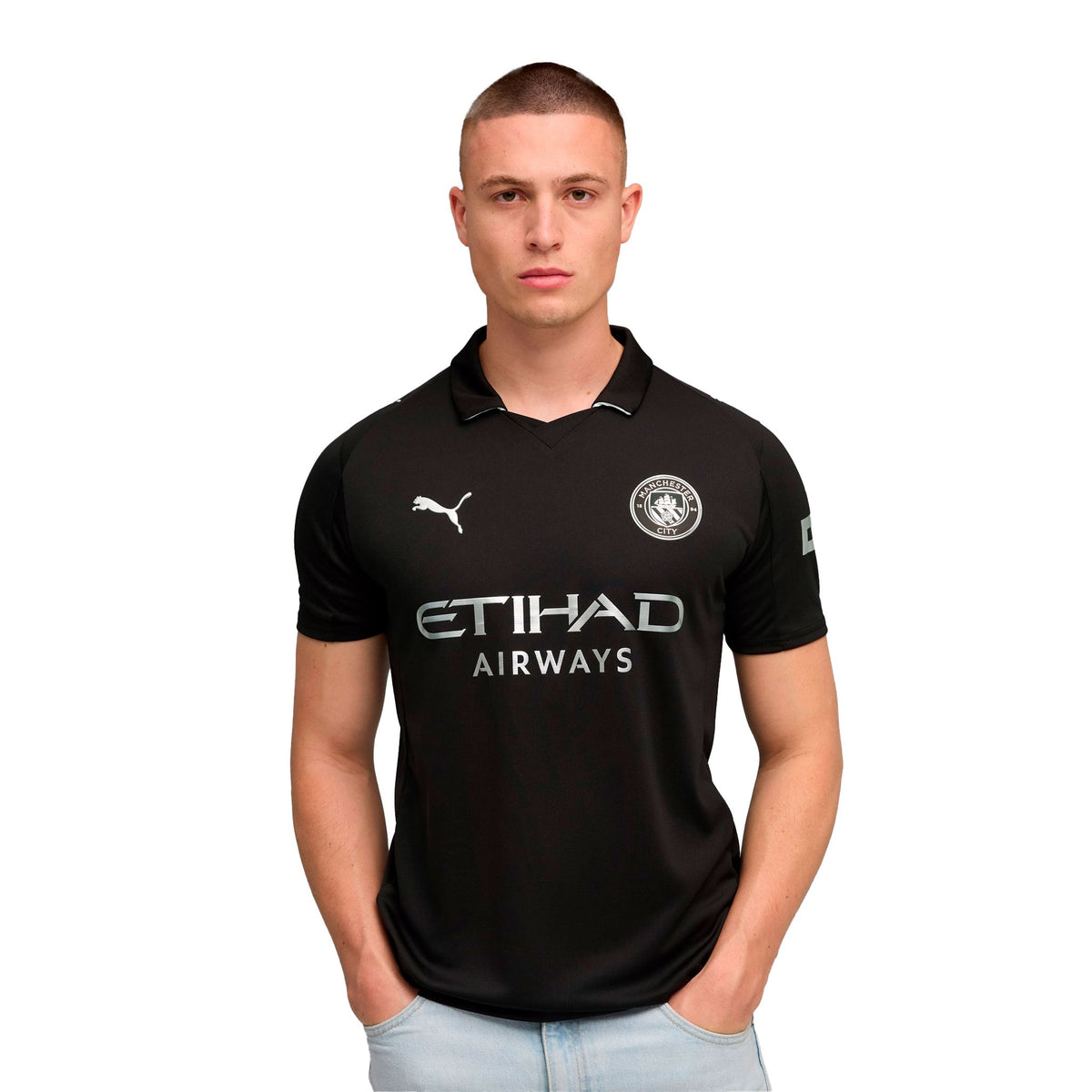 Puma Manchester City Away Jersey 25/26 product image 1, provided for visual reference and product detail review
