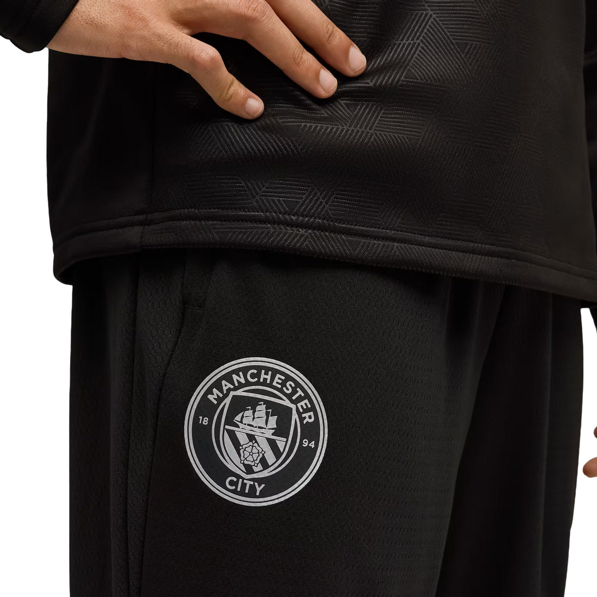 Mcfc Training Pants W/ Pockets , Black product image 3, provided for visual reference and product detail review