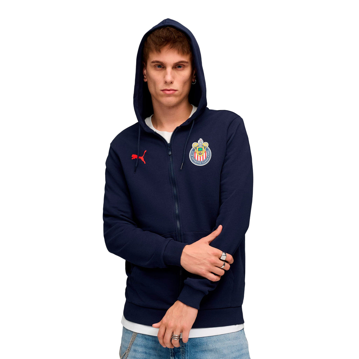 Chg Ftblculture Hooded Sweat Jacket product image 1, provided for visual reference and product detail review
