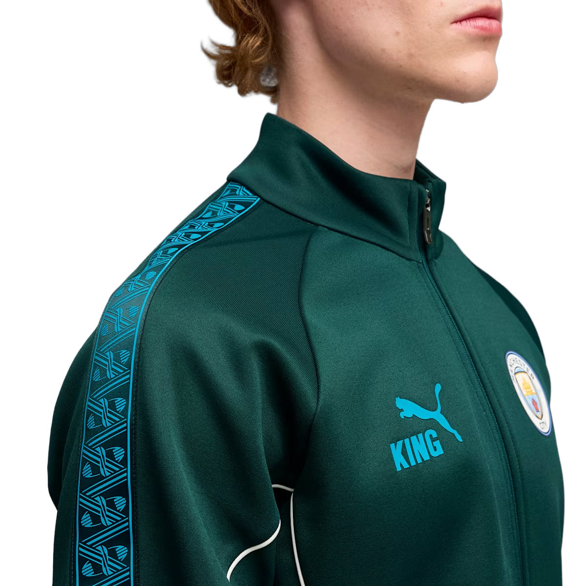 Puma Manchester City King Anthem Jacket product image 3, provided for visual reference and product detail review