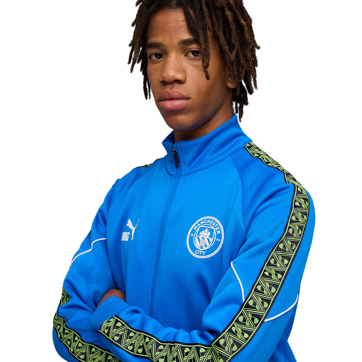 Puma Manchester City King Anthem Jacket product image 3, provided for visual reference and product detail review
