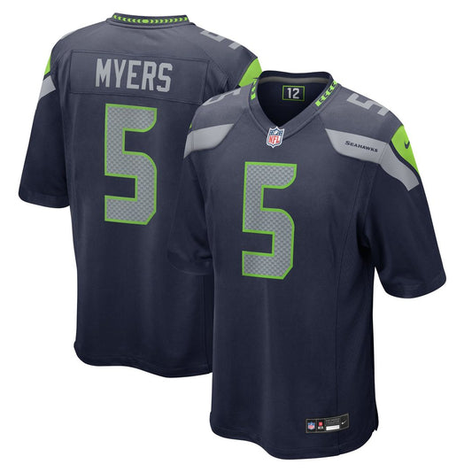 Seattle Seahawks Jason Myers Nike College Navy Game Jersey product image 1