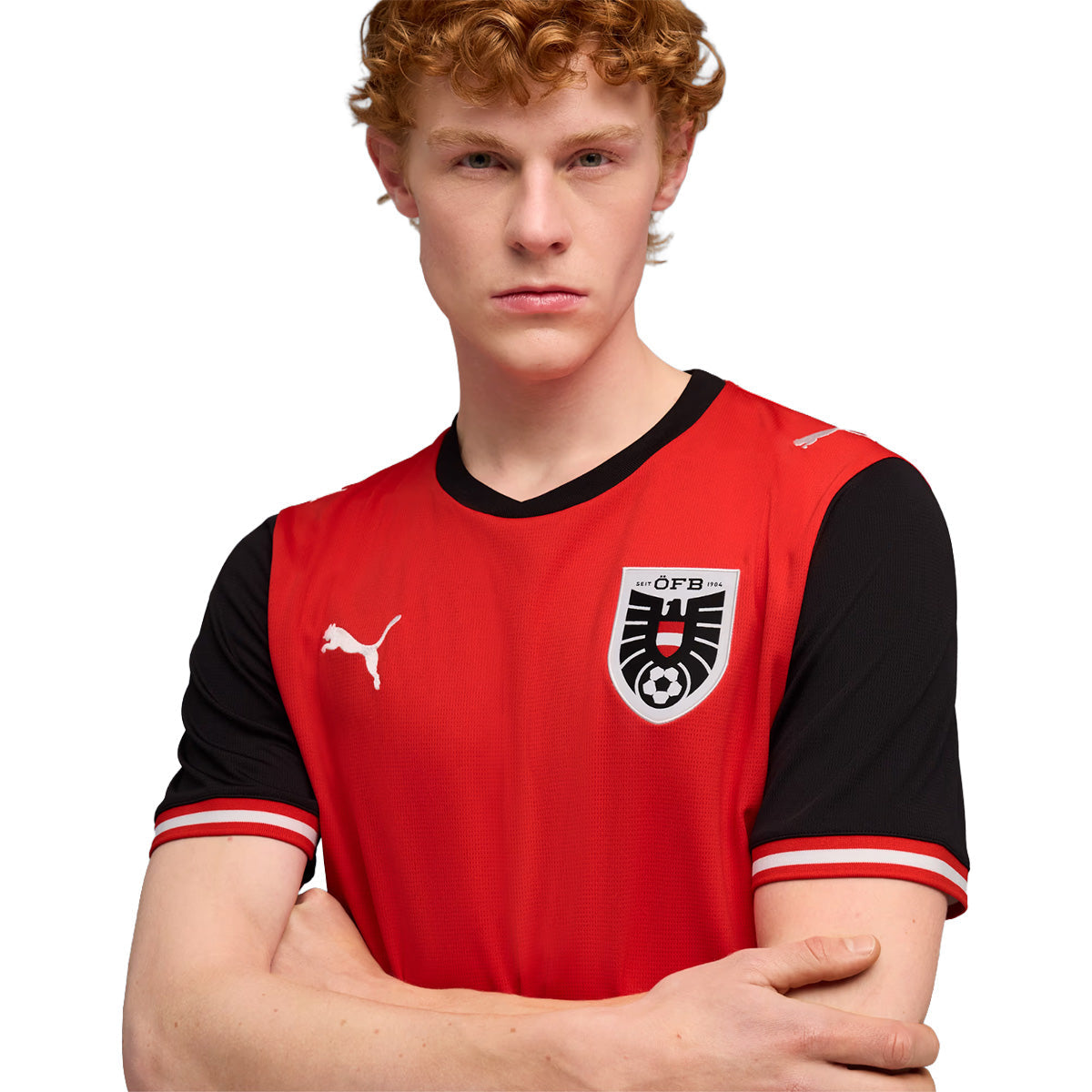Puma Austria Replica Home Jersey product image 3, provided for visual reference and product detail review