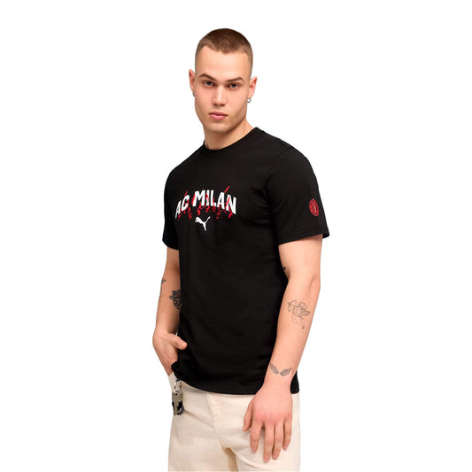 Puma AC Milan ftblCulture T-Shirt product image 1, provided for visual reference and product detail review