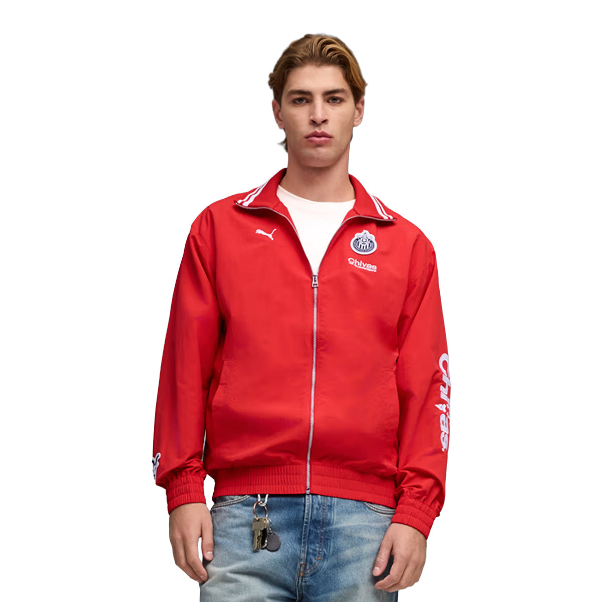 Puma Chivas Varsity Jacket product image 3, provided for visual reference and product detail review