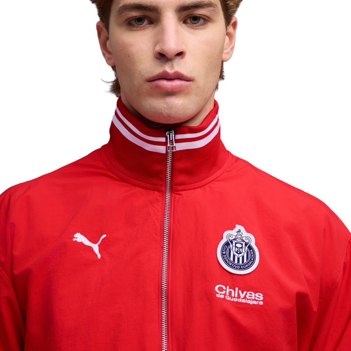 Puma Chivas Varsity Jacket product image 4, provided for visual reference and product detail review