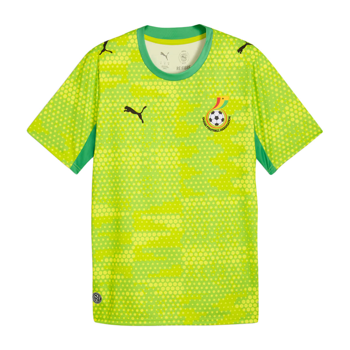 Puma Ghana x Salehe Bembury 2026 Goalkeeper Jersey product image 5, provided for visual reference and product detail review