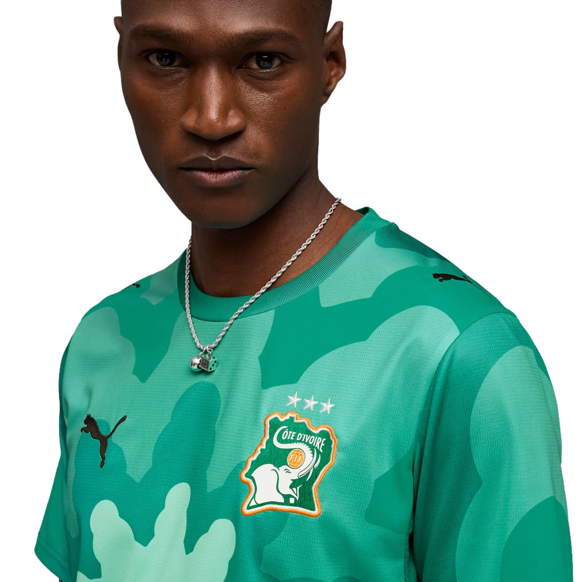 Puma Ivory Coast x Salehe Bembury 2026 Goalkeeper Jersey product image 3, provided for visual reference and product detail