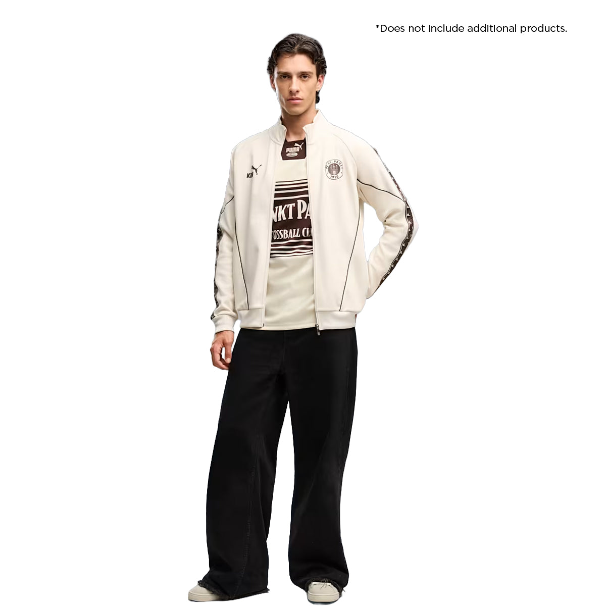 Puma FC St. Pauli KING Relaxed Long Sleeve Jersey product image 3, provided for visual reference and product detail review