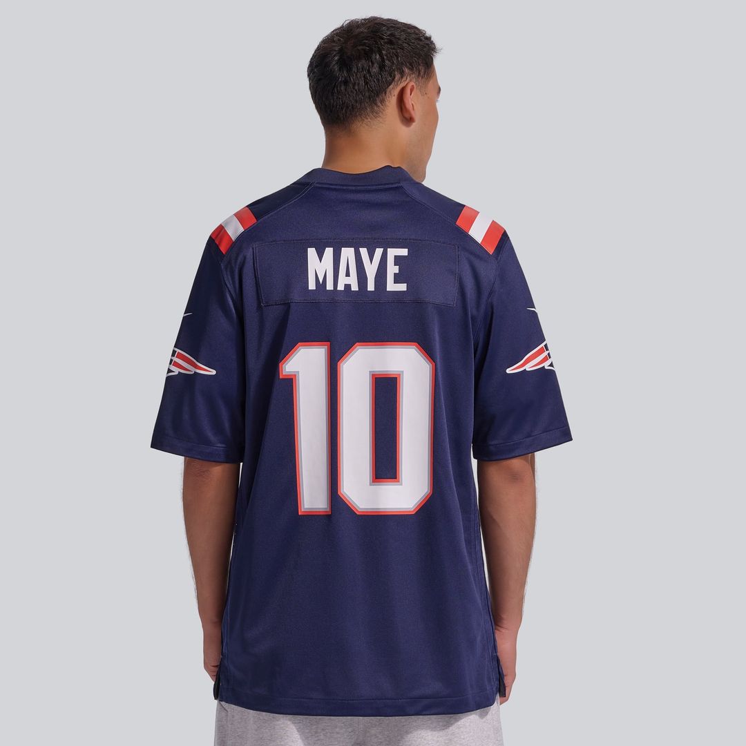 New England Patriots Drake Maye Nike Navy Game Jersey product image 3