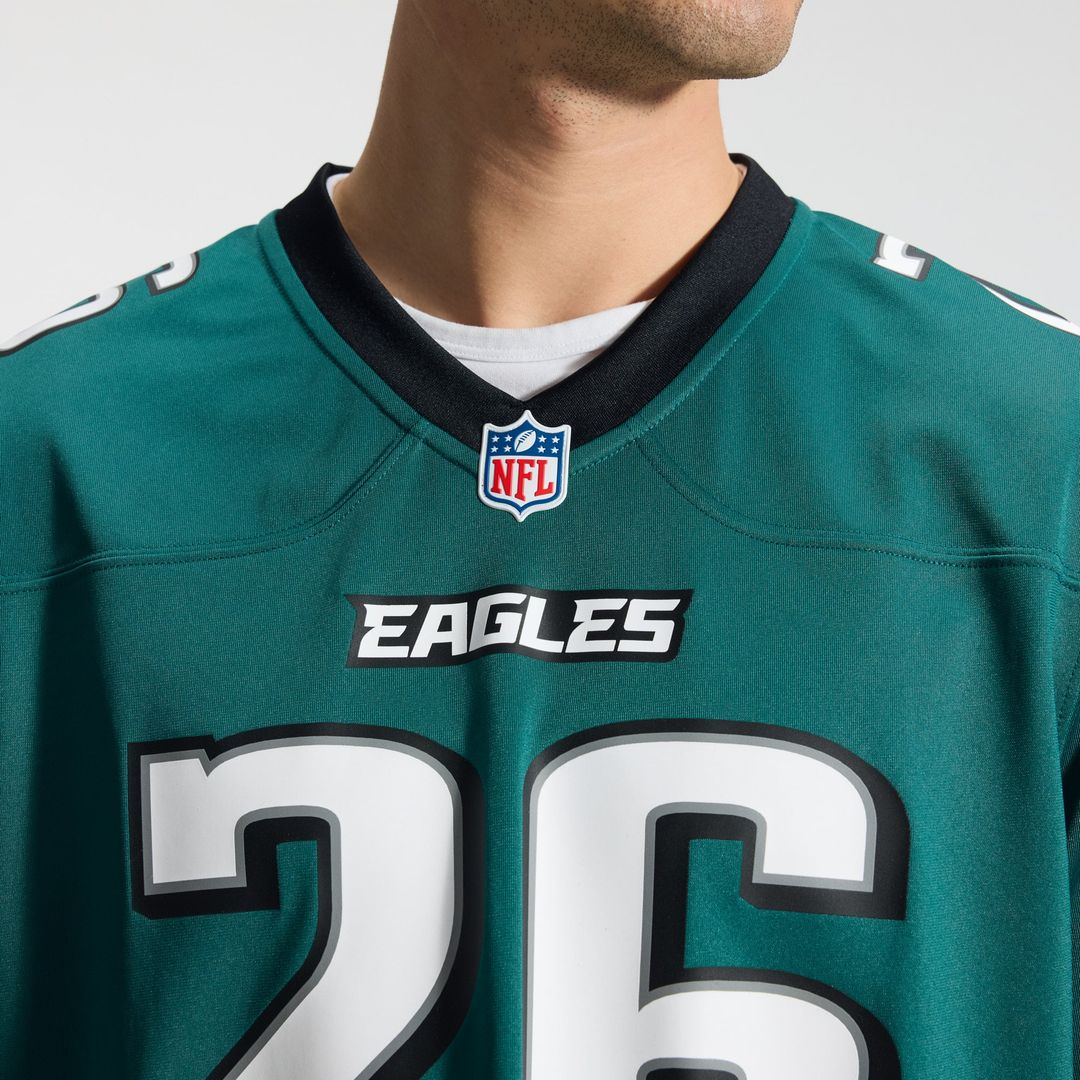 Philadelphia Eagles Saquon Barkley Nike Midnight Green Game product image 22