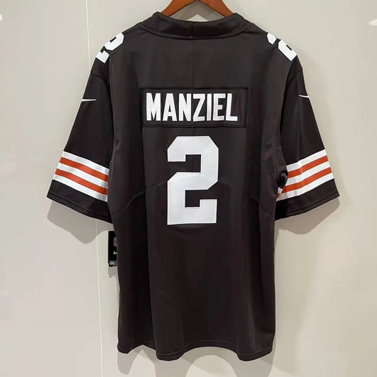Johnny Manziel Cleveland Browns Official NFL NIKE Jersey product image 1, provided for visual reference and product detail
