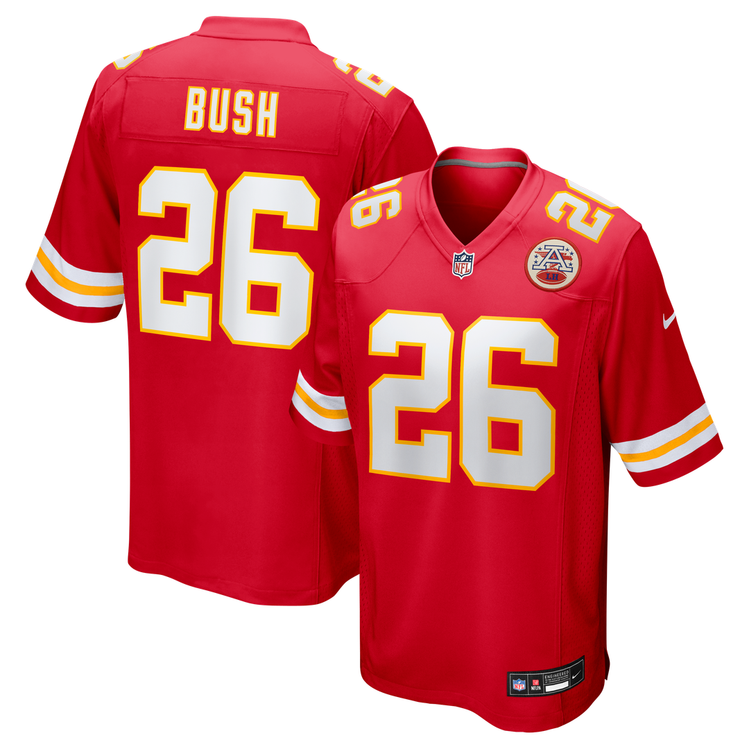 Kansas City Chiefs Deon Bush Nike Red Game Jersey product image 1