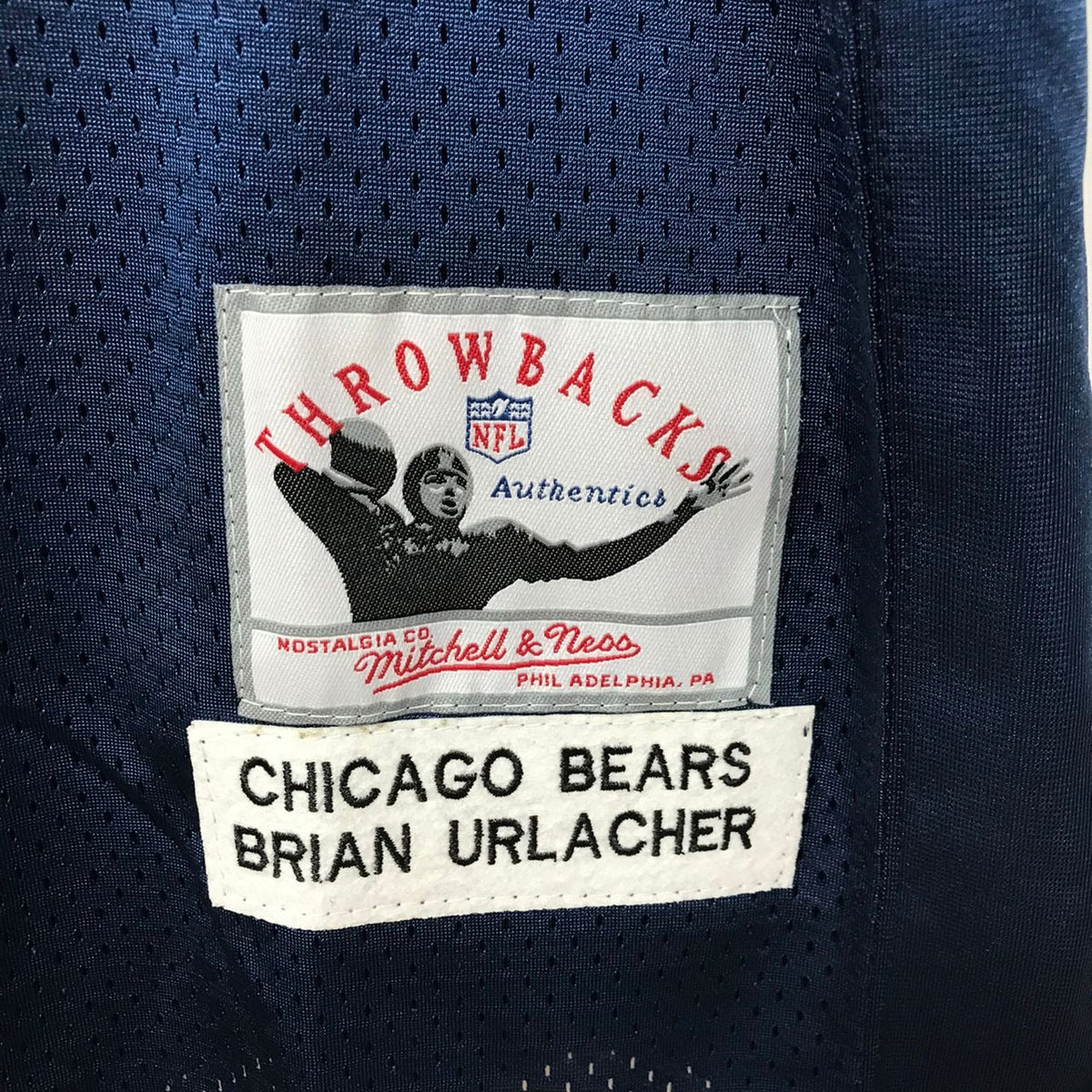 Brian Urlacher Chicago Bears Official NFL Jersey Mitchell & Ness product image 4, provided for visual reference and product
