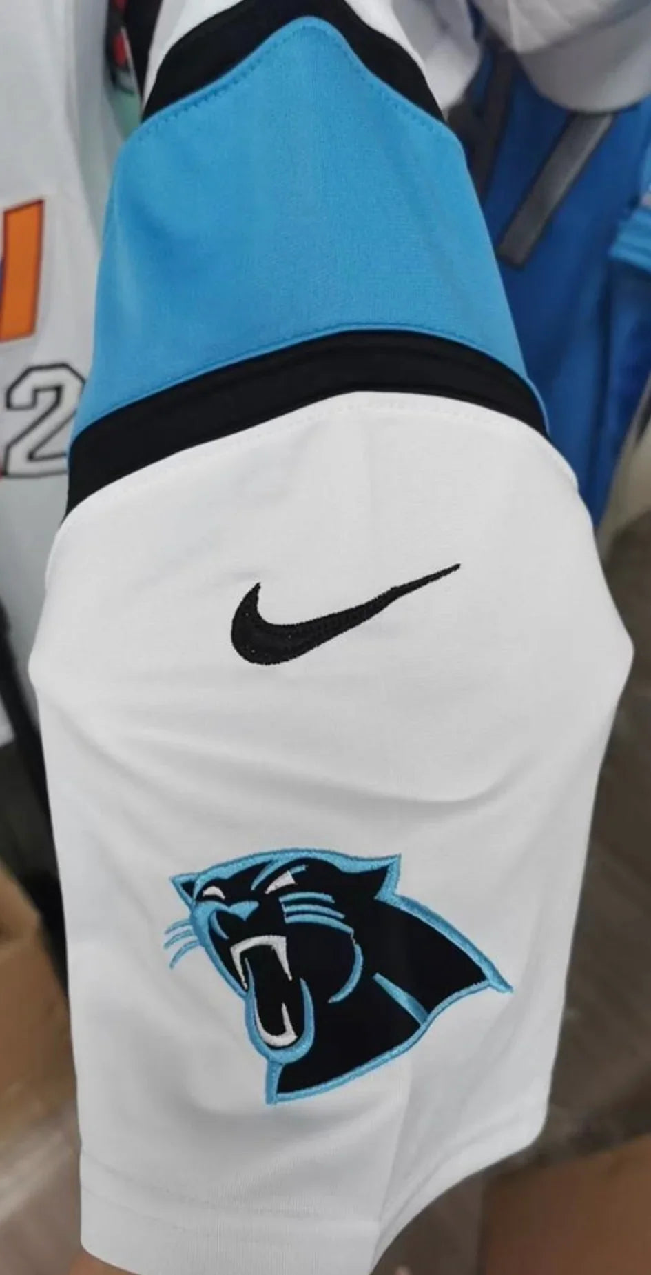 Bryce Young Carolina Panthers Official NFL NIKE Jersey white product image 3, provided for visual reference and product
