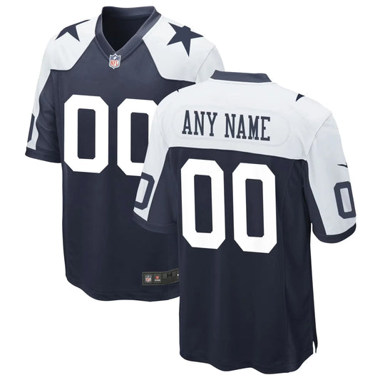 Any name & Number customized Dallas Cowboys Official NFL Nike Alternate Jersey product image 1, provided for visual