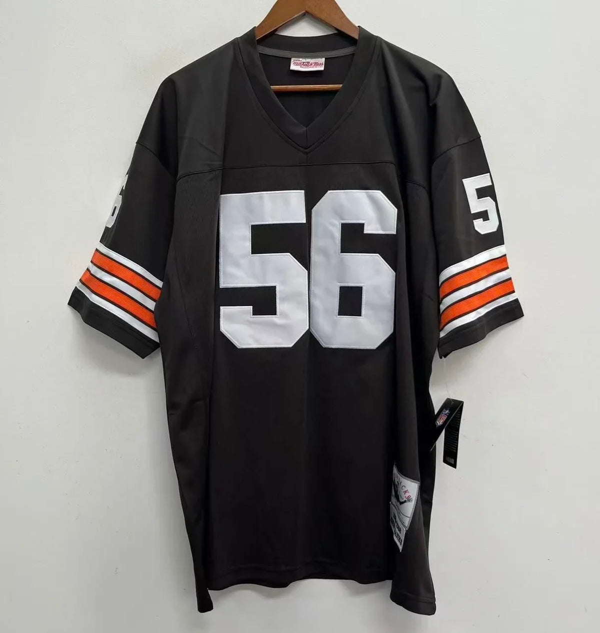 Chip Banks Cleveland Browns Official NFL Mitchell & Ness Jersey product image 2, provided for visual reference and product
