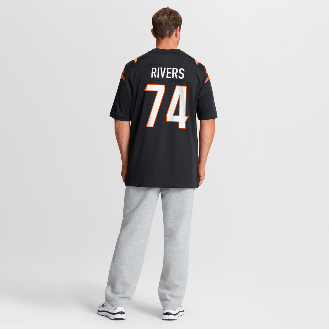 Cincinnati Bengals Jalen Rivers Nike Black Game Jersey product image 8