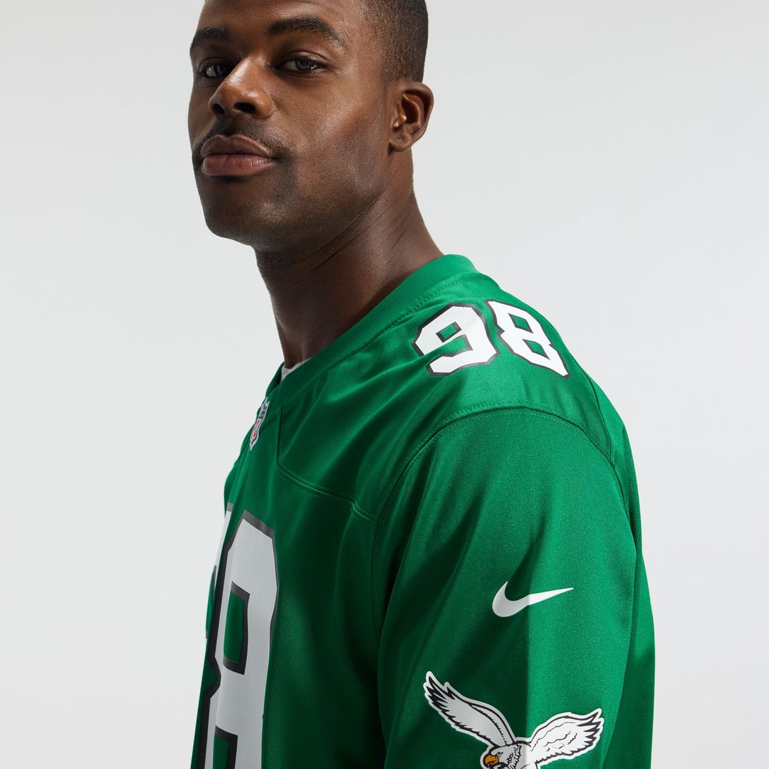 Philadelphia Eagles Jalen Carter Nike Midnight Green Game product image 16