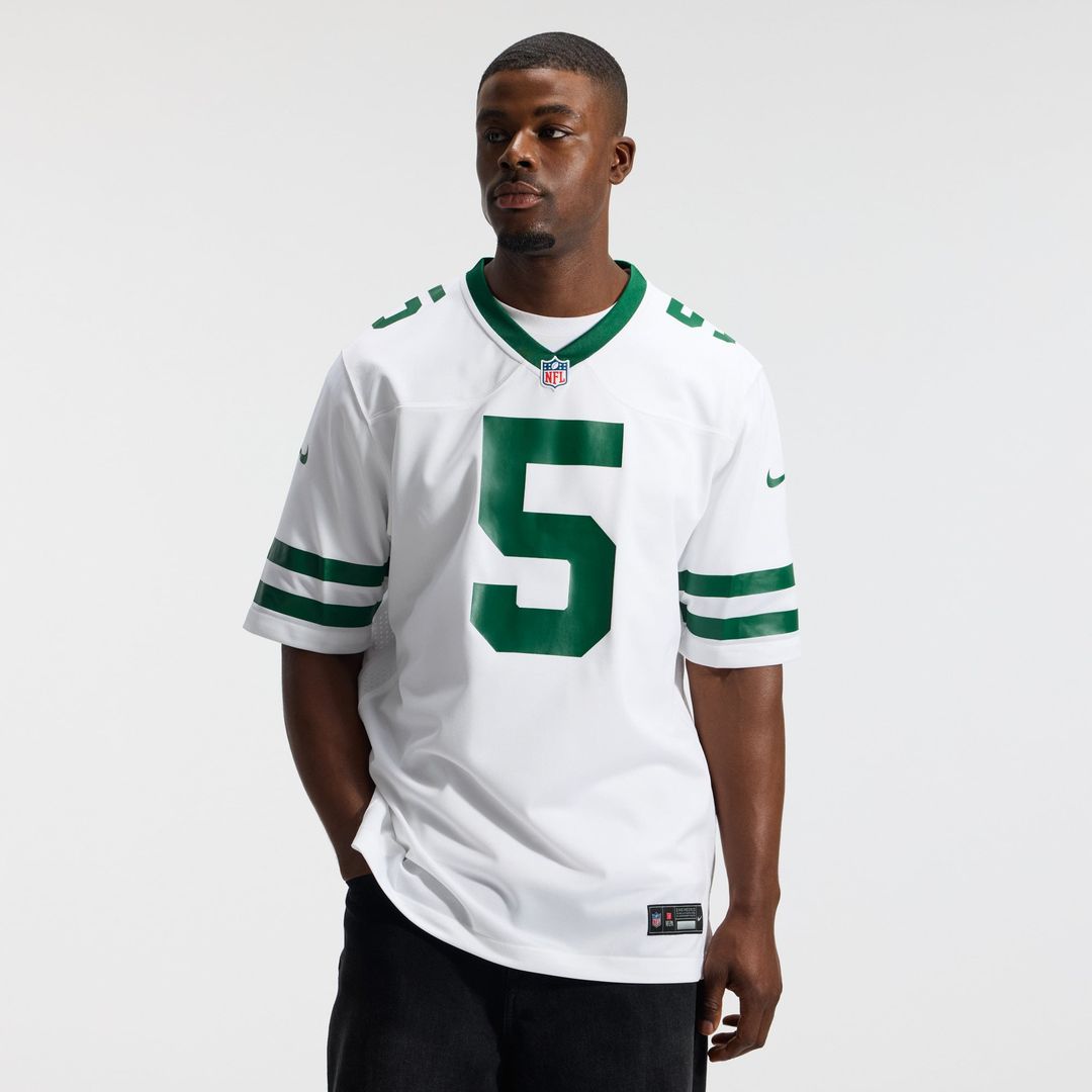 New York Jets Garrett Wilson Nike Legacy White Game Jersey product image 2