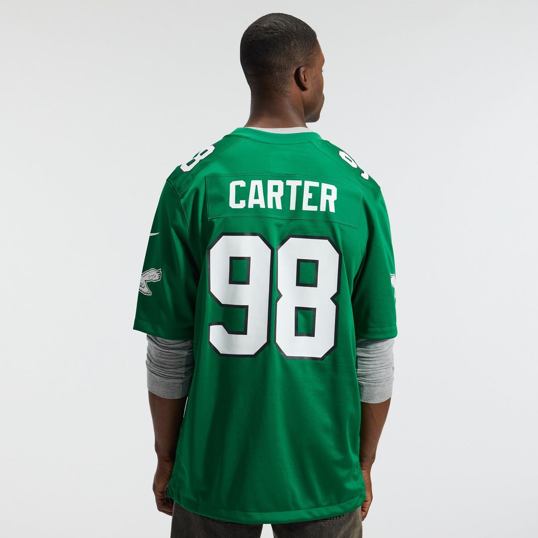 Philadelphia Eagles Jalen Carter Nike Midnight Green Game product image 9